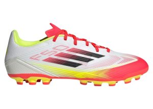 adidas F50 League AG Cloud White Core Black Solar Yellow (IE1262)