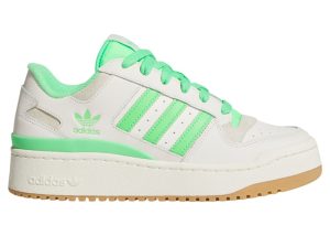 adidas Forum Bold Stripes Cloud White Green Off White (JR0485)