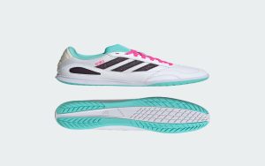 adidas Super Sala Competition 3 Indoor Cloud White Aurora Black Flash Aqua (JR5400)