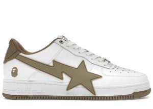 A Bathing Ape Bape Sta OS #2 White Beige (1K20-191-314-BEI)