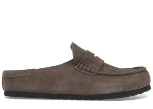 Birkenstock Naples Wrapped Suede Leather Concrete Grey (1029672)