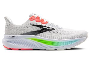 Brooks Ghost 17 White Pink Clay Gecko (110442-1D-112)