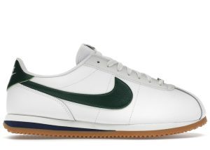 Nike Cortez Leather Summit White Fir Midnight Navy (DM4044-113)