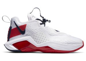 Nike LeBron Solder 14 White University Red (CN8689-100)