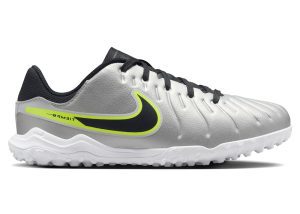 Nike Tiempo Legend 10 Academy TF Metallic Silver Volt Black (DV4351-001)