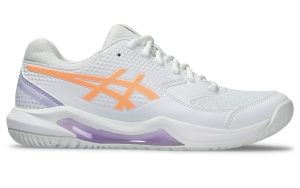 ASICS Gel-Dedicate 8 Pickleball White Bright Sunstone (1042A236-101)