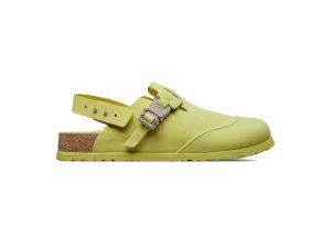 Dior by Birkenstock Mule Tokio Pastel Yellow Nubuck Calfskin (3SA116ZSD_H200)