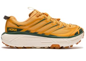 Hoka One Mafate Three2 Golden Yellow Eggnog (1141572-GLW)