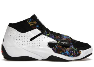 Jordan Zion 2 Noah White Black Multi-Color (DO9068-003)