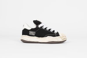 Maison Mihara Yasuhiro Blakey Puffer OG Sole Canvas Low Distressed Midsole Black White (A13FW730-BLK)