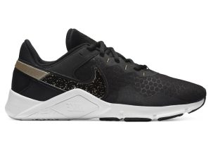Nike Legend Essential 2 Premium Black White Metallic Gold Grain (CZ3668-001)