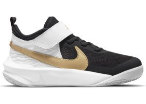 Nike Team Hustle D 10 Black White Metallic Gold (CW6736-002)