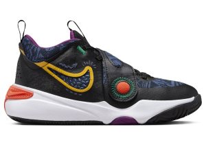 Nike Team Hustle D 11 SE Black Mystic Navy Cosmic Clay University Gold (FQ7375-001)