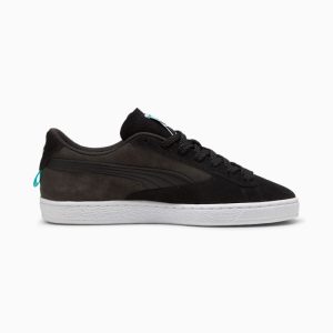 Puma Suede Mercedes-AMG Petronas Motorsport F1 Black Sheen Green (308024-01)