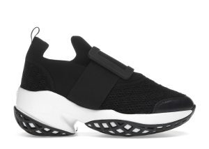 Roger Vivier Viv’ Run Fabric Black White (RVW50624160KOTB999)