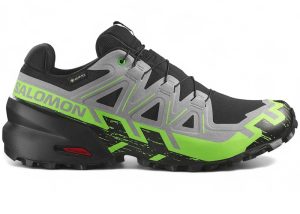 Salomon Speedcross 6 Gore-Tex Black Alloy Green Gecko (L47765000)