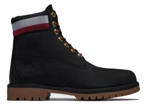 Timberland 6″ Heritage Warm Lined Boot Black Red (TB0A2GZ9-001)