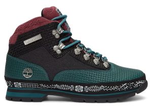 Timberland Euro Hiker Mid Lace Up Dia de los Muertos Teal (TB0A2P27-A4W)