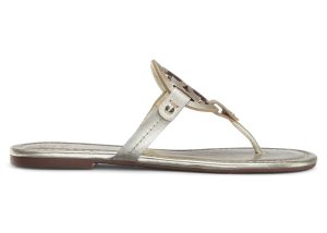 Tory Burch Miller Sandals Metallic Spark Gold (36540-723)