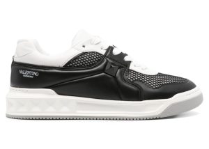 Valentino One Stud Low-Top Black White (5Y2S0E71 SAT 0NI)
