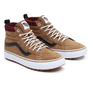 Vans Sk8-Hi MTE-1 Plaid Brown Red (VN0A5HZYY49)