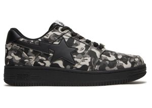 A Bathing Ape Bape Sta Comme Des Garcons Black Camo (191-BLK)