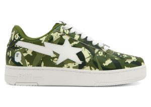 A Bathing Ape Bape Sta Low CLOT Green Digital Camo (001FWL731931-GRN)