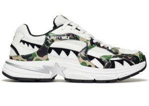A Bathing Ape Shark Sta LBWK White Green (1K73-191-922-GRN)