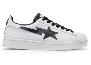 A Bathing Ape Skull Sta White Black (1J20191007-BLK)