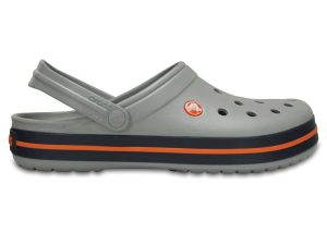 Crocs Crocband Clog Light Grey Navy (11016-01U)