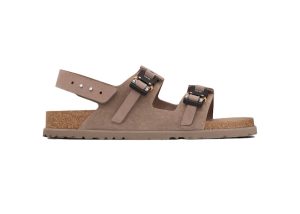 Dior By Birkenstock Milano Sandal Brown Nubuck Calfskin (3SA117ZSG_H700)
