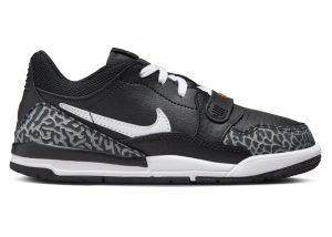 Jordan Legacy 312 Low Black Wolf Grey Safety Orange White (CD9055-018)