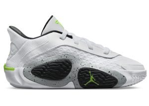 Jordan Tatum 2 White Black Wolf Grey Electric Green (FJ6460-100)