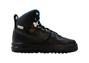Nike Lunar Force 1 Duckboot Black Metallic Silver (654481-003)