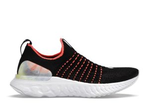 Nike React Phantom Run Flyknit Premium Black Bright Mango (DD9668-001)