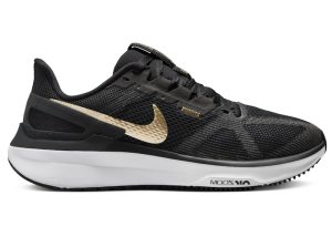 Nike Structure 25 Black White Dark Smoke Grey Metallic Gold (DJ7884-003)