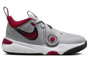 Nike Team Hustle D 11 Cement Grey Black White Gym Red (DV8994-006)
