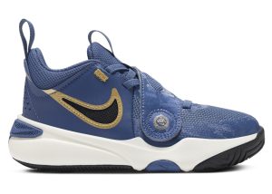 Nike Team Hustle D 11 Mystic Navy Pale Ivory Metallic Gold Black (FZ7296-400)