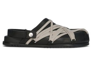Rick Owens Hollywood Megalaced Mule Granola Black (RU01E5813 LOOW1 09)
