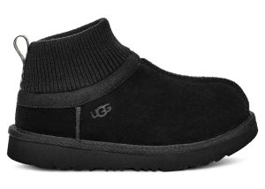 UGG Classic Ultra Stretch Cuff Slipper Black (1157702T-BLK)