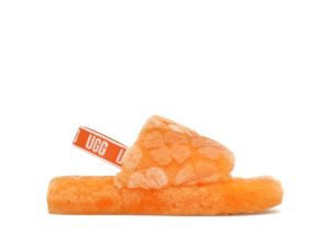 UGG Fluff Yeah Poppy Slide California Poppy (1119839K-CPPP)