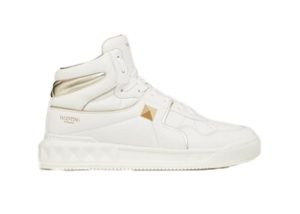 Valentino Garavani One Stud High-Top White Silver (WW2S0CX1RUSL71)