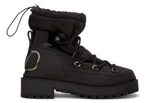 Valentino Garavani V Logo Trekkgirl Ankle Boots Black (WW2S0AF6 DFY 0NO)