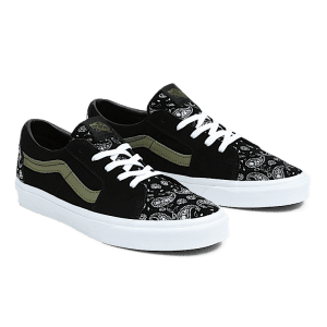 Vans Sk8-Low Paisley Suede Black Green (VN0A5KXDBLK)
