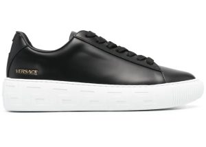 Versace Greca Lace-up Sneakers Black White (DSU8404-DV50G _D41)
