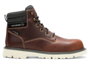 Wolverine Revival Waterproof Composite Toe Boots Rust Brown (W241016)