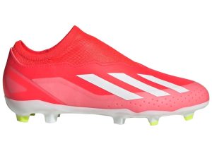 adidas Crazyfast League Laceless FG Solar Red Cloud White Team Solar Yellow (IF0688)