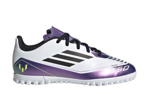 adidas F50 Club Turf Messi Cloud White Core Black Purple (IE9090)