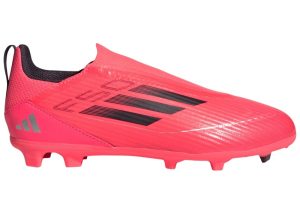 adidas F50 League Laceless Firm/Multi-Ground Turbo Aurora Black Platinum Metallic (IF1363)