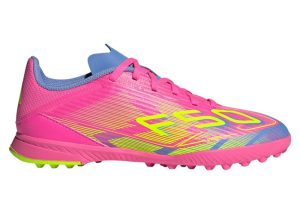 adidas F50 League Turf Lucid Pink Lemon Blue Fusion (IE3755)